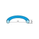 O-ring gumowy metalodetektowalny MVQ FDA