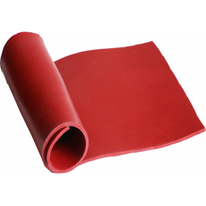 płyta gumowa MVQ czerwona (silikon, silicone)