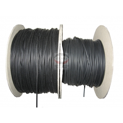 sznur silikonowy MVQ FDA czarny