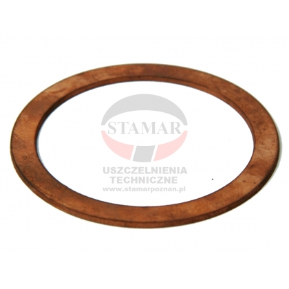 podkładka miedziana 73x90x2