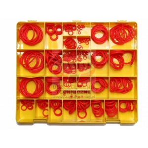 zestaw O-ringów NBR 386 szt. (niebieski lub beżowy) ST018