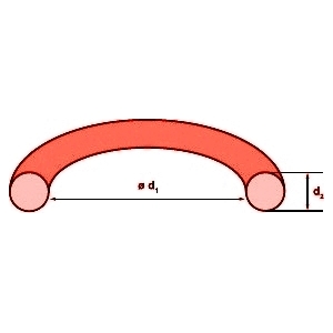 O-ring gumowy 36x3,5 MVQ oring silikon do ekspresu ciśnieniowego